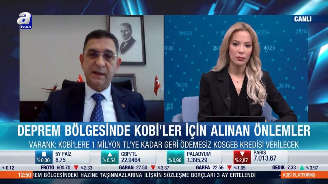 GSO BAŞKANI ÜNVERDİ, DEPREM SONRASI BÖLGE SANAYİSİNİN DURUMUNU CANLI YAYINDA ANLATTI