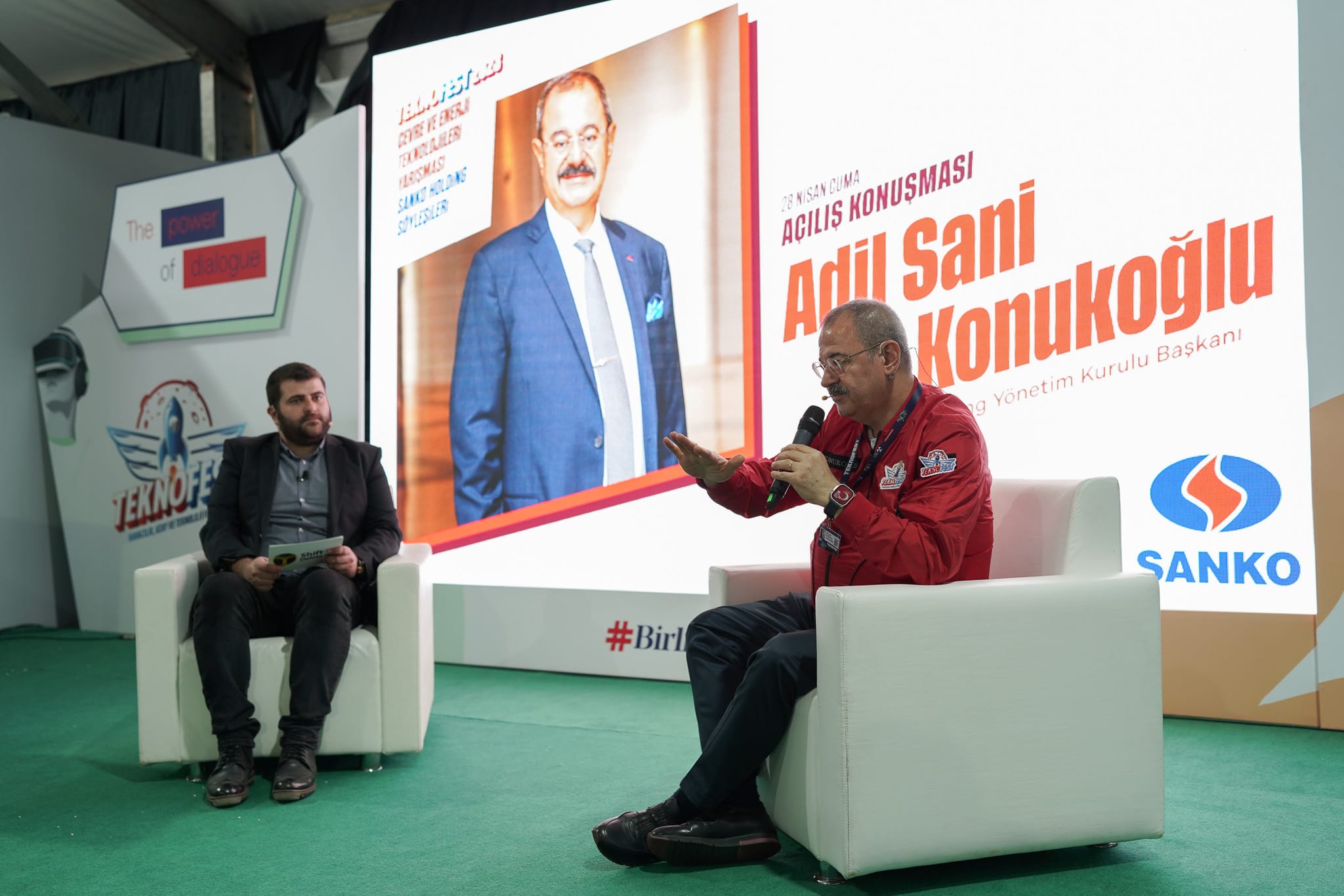 TEKNOFEST 2023, SANKO SÜRDÜRÜLEBİLİRLİK SOHBETLERİ- SANKO HOLDİNG YÖNETİM KURULU BAŞKANI ADİL SANİ KONUKOĞLU: “İŞİNE AŞIK BİRİNİN BAŞARISIZ OLMA İHTİMALİ YOK