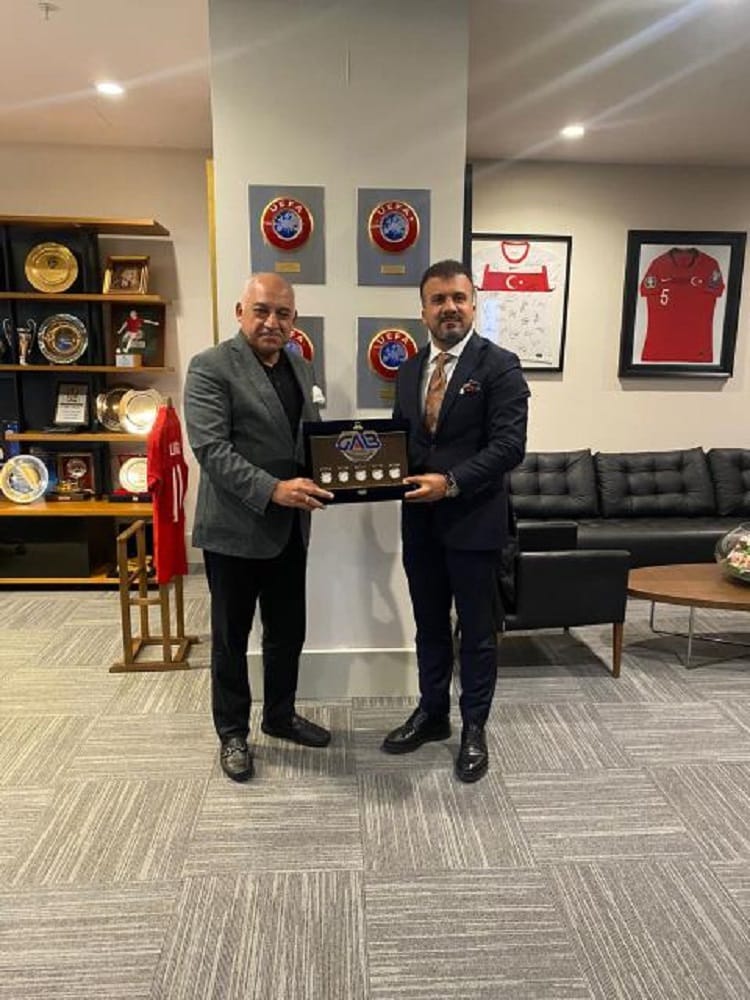 Başkan Celal Kadooğlu, TFF Başkan Mehmet Büyükekşi’yi Ziyaret Etti