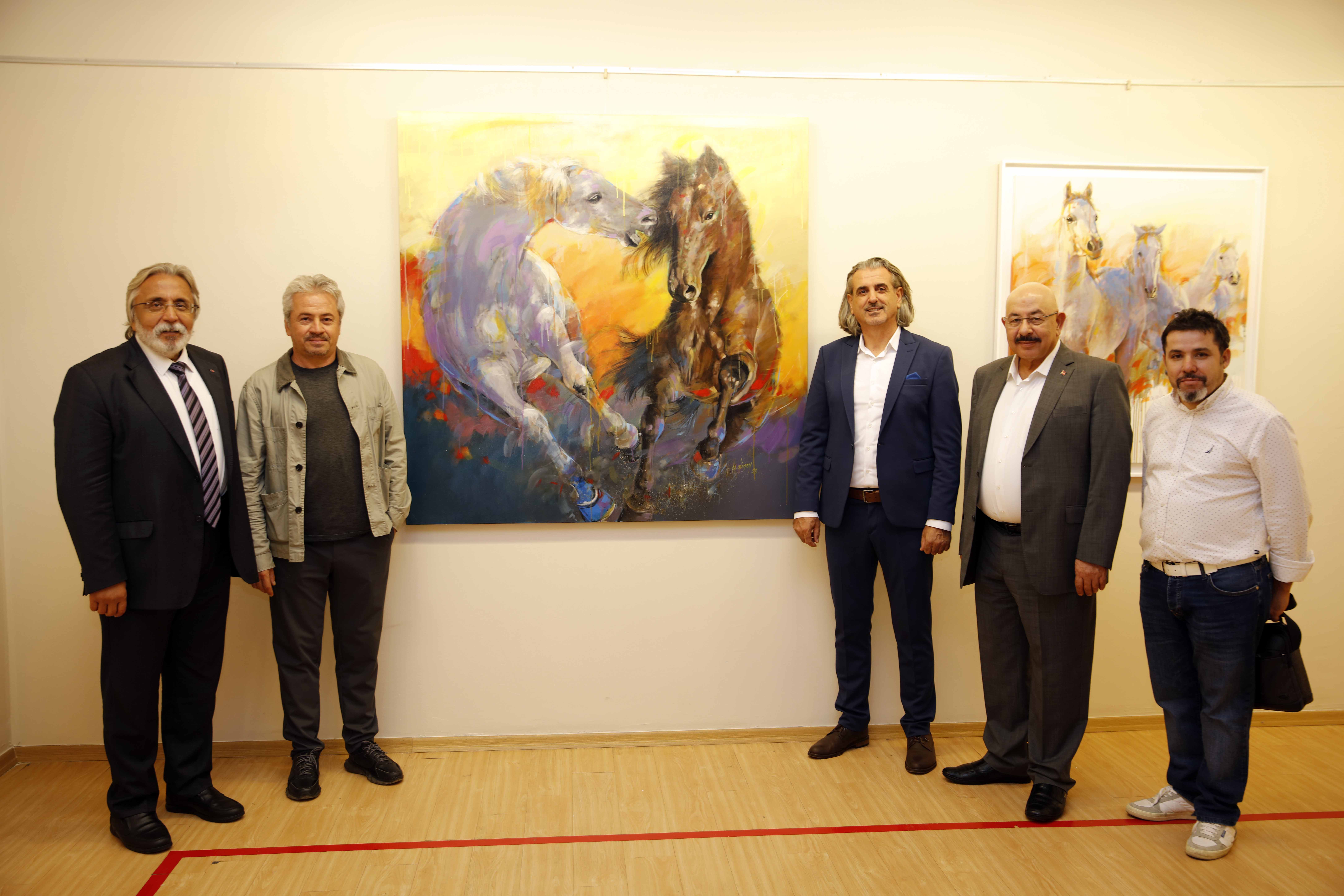 SANKO SANAT GALERİSİ’NDE “BAKIŞLAR” TEMALI RESİM SERGİSİ- RESSAM ABDURRAHİM GÜNEY: “DAHA YAŞANABİLİR DÜNYA İÇİN TOPLUMLARIN ORTAK PAYDASI OLAN SANATIN BİRLEŞTİRİCİ YÖNÜNÜ GÖZ ARDI ETMEMELİYİZ”