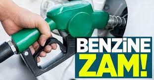 Benzine zam yapıldı