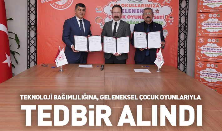TEKNOLOJİ BAĞIMLILIĞINA, GELENEKSEL ÇOCUK OYUNLARIYLA TEDBİR ALINDI 