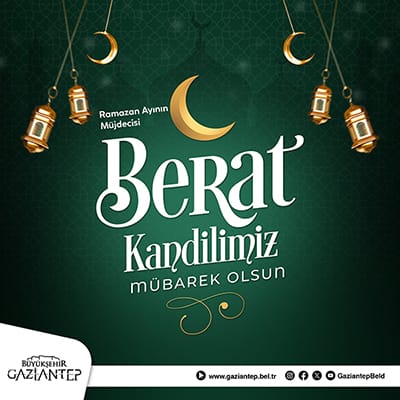 On bir ayın sultanı Ramazan ayının müjdecisi Berat Kandili’nin ülkemize, milletimize ve tüm insanlığa hayırlar getirmesini rabbimden diliyorum.