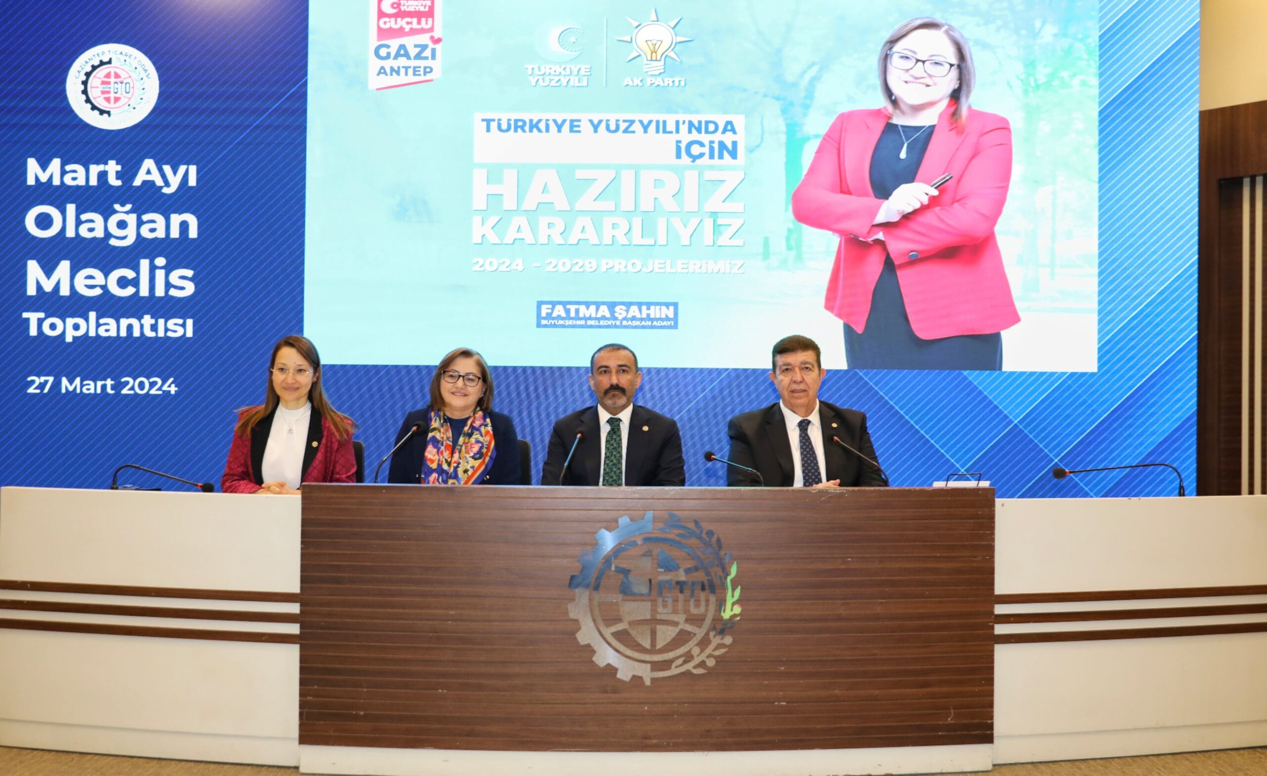 GTO MECLİSİ FATMA ŞAHİN’İ AĞIRLADI 