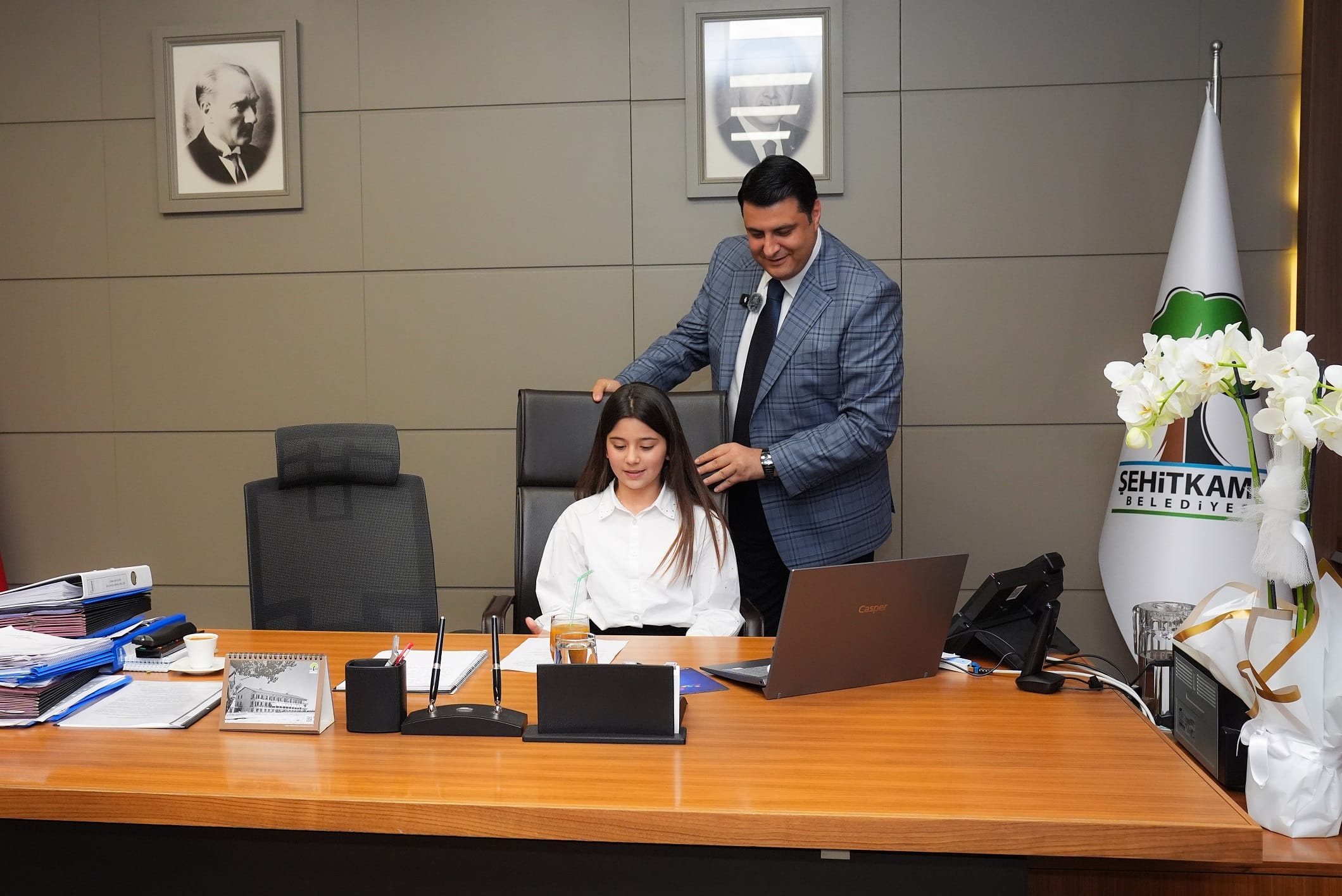 BAŞKAN YILMAZ, GÖREVİ ECRİN NAZ ATAR’A DEVRETTİ