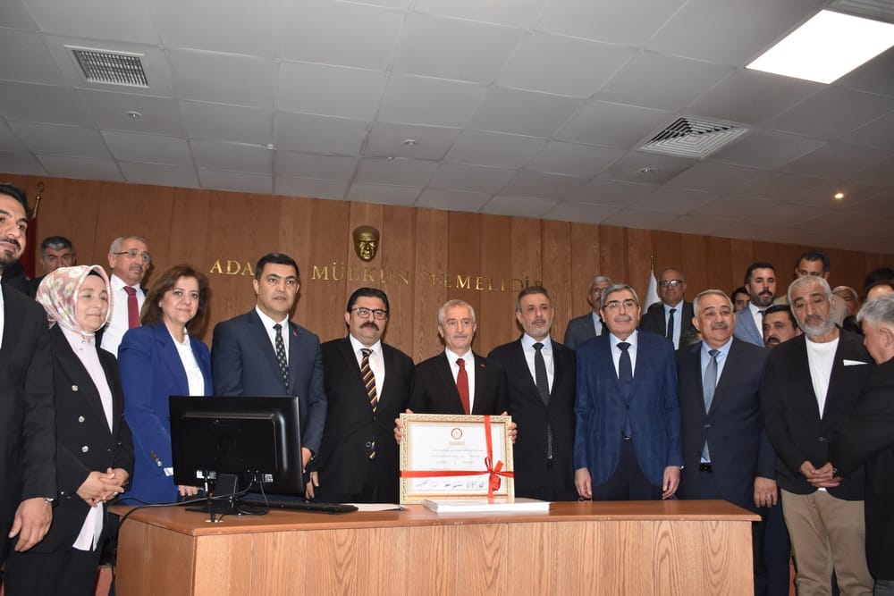 BAŞKAN TAHMAZOĞLU, MAZBATASINI ALDI