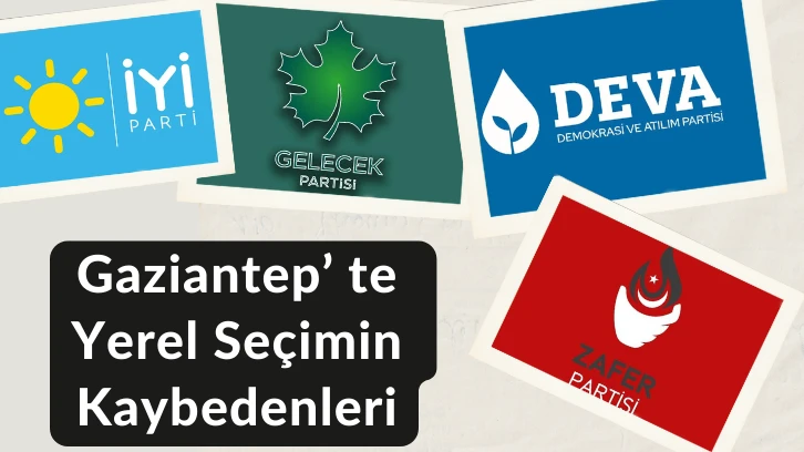 Gaziantep’ te Yerel Seçimin Kaybedenleri