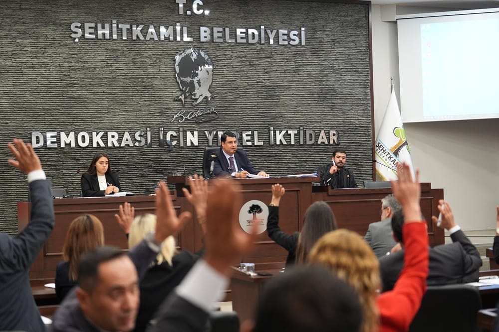 ŞEHİTKAMİL BELEDİYESİ MECLİS TOPLANTISI TAMAMLANDI