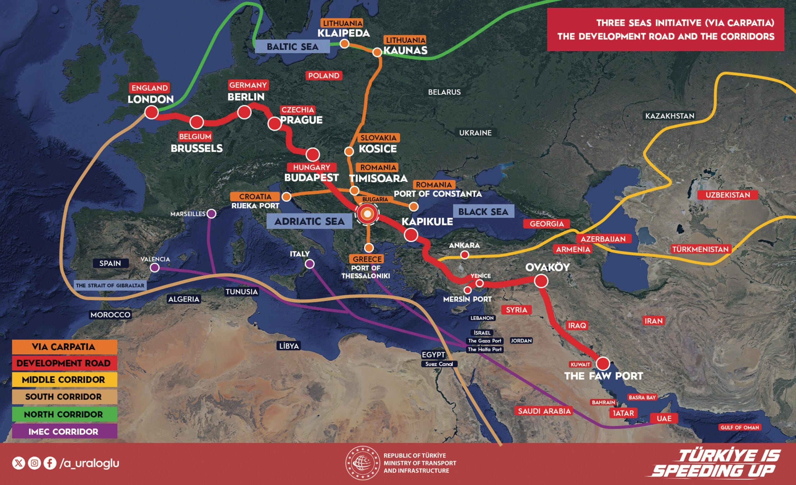 ORTA KORİDOR VE KALKINMA YOLU’NU GÜÇLENDİRECEK PROJE: VİA CARPATİA