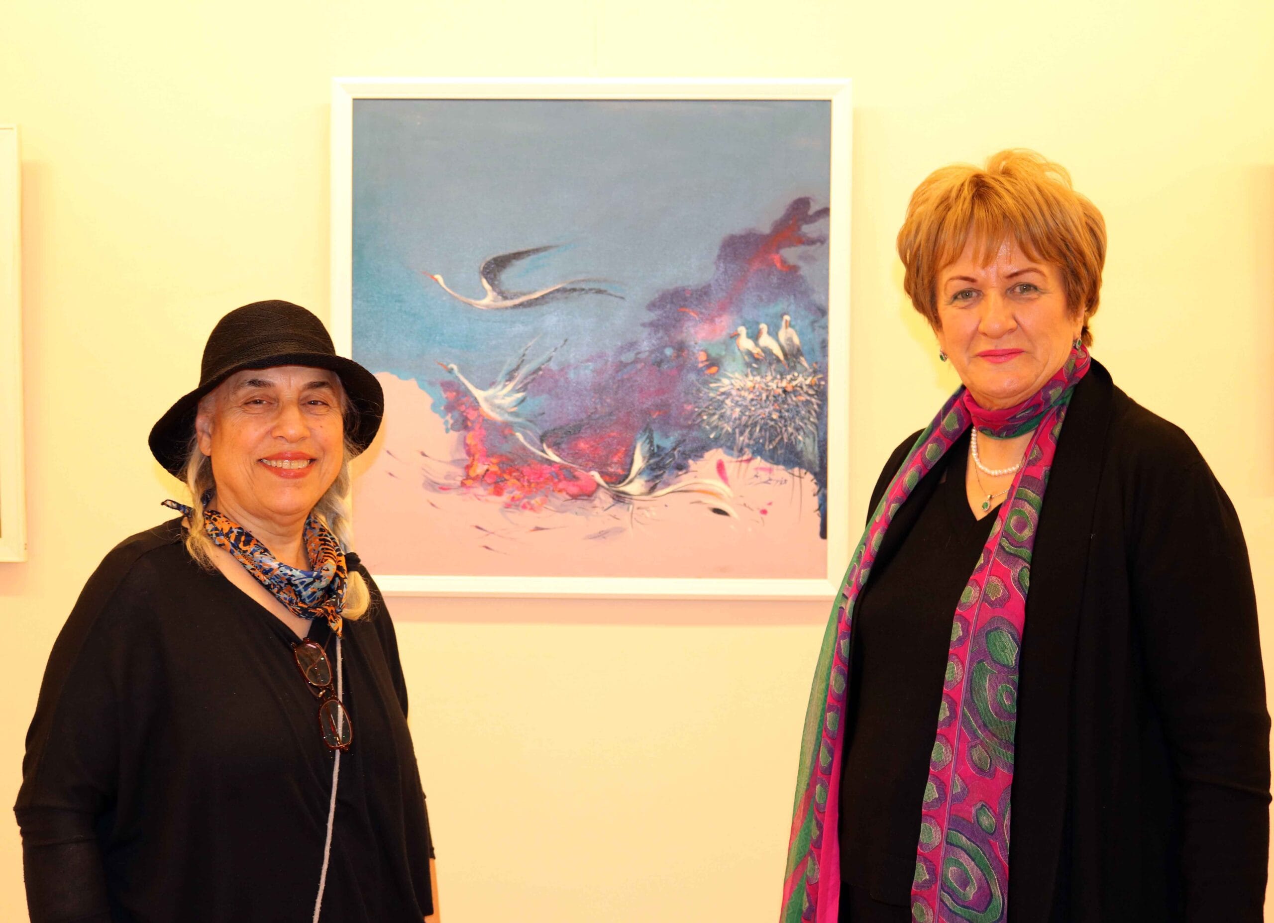 RESSAM ZEHRA SENGİR SANKO SANAT GALERİSİ’NDE SERGİ AÇTI