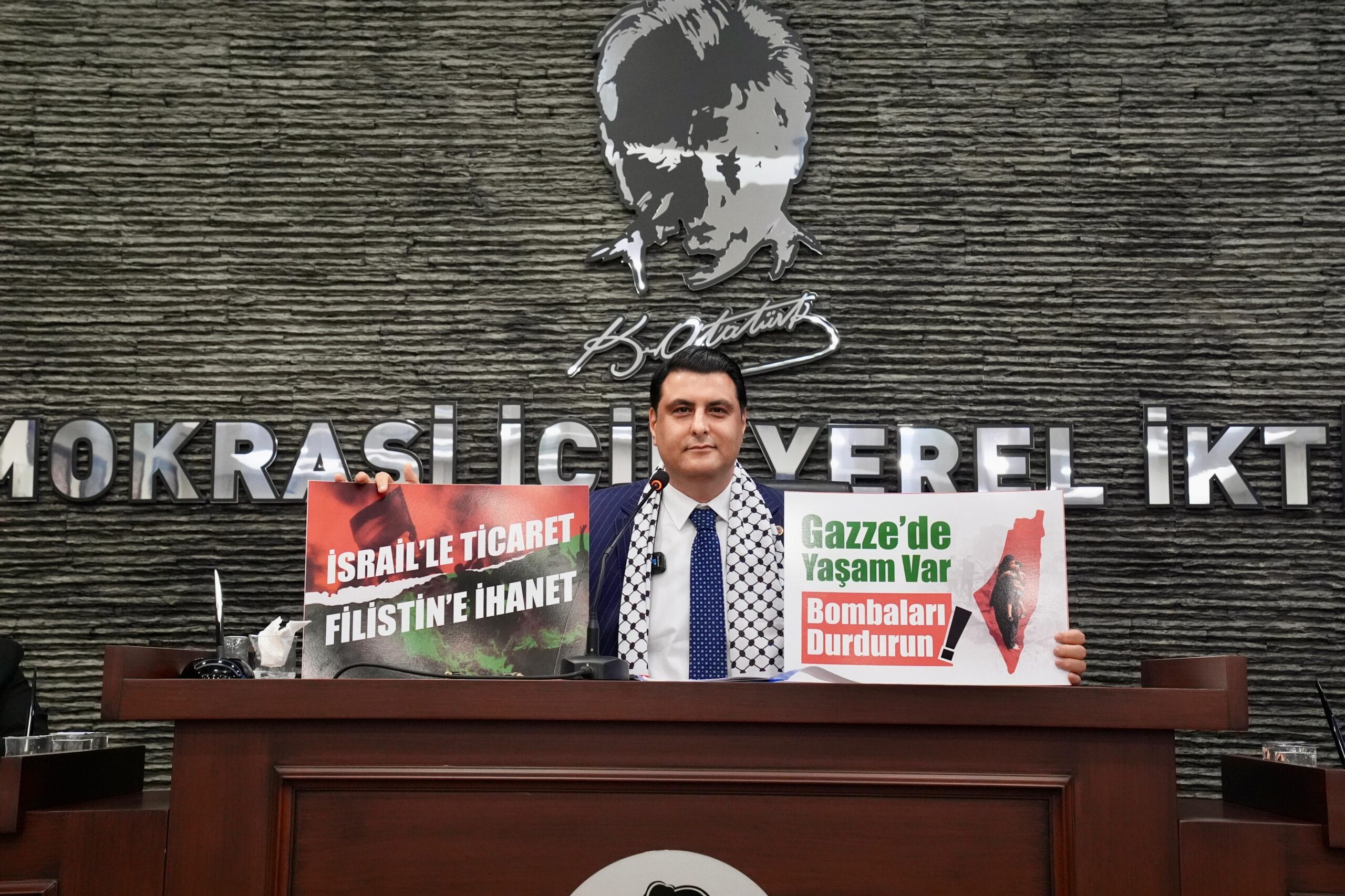 YILMAZ: “FİLİSTİN; CANIMIZDIR, KANIMIZDIR”