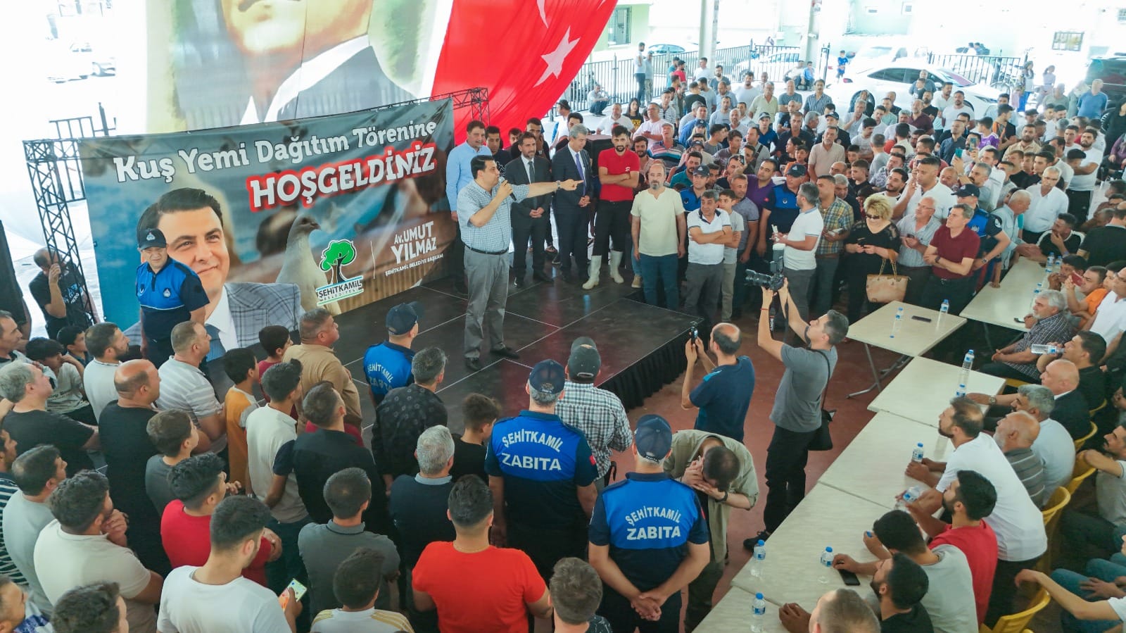 BAŞKAN YILMAZ: “KUŞÇULARIN ARKASINDA DURMAK BOYNUMUN BORCU”