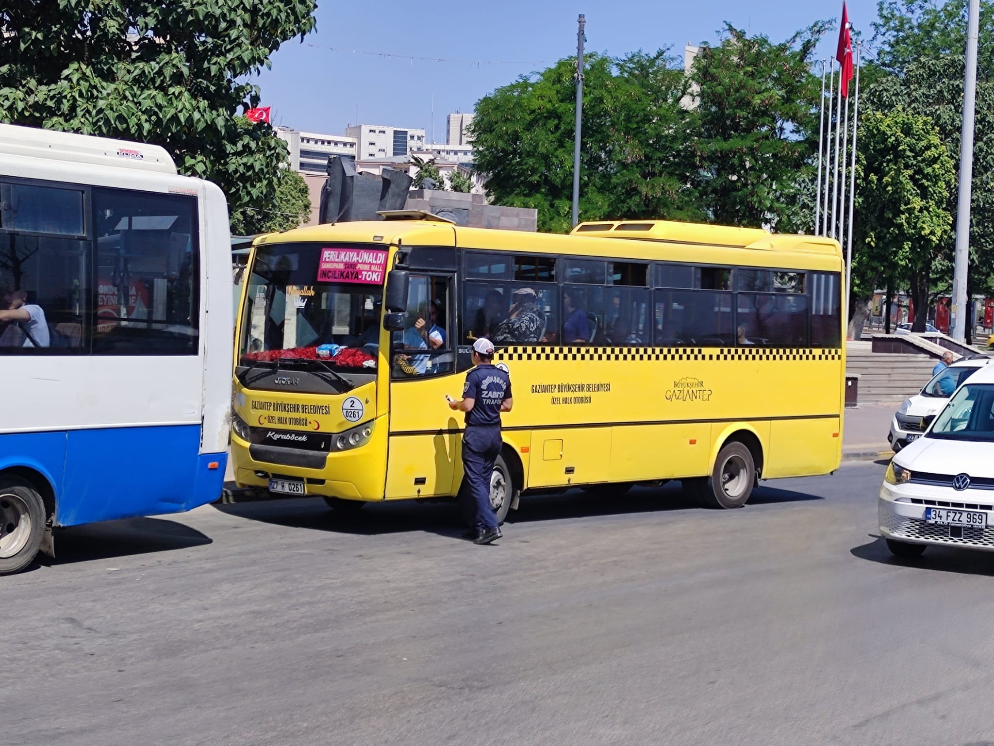 BÜYÜKŞEHİR ZABITASINDAN TOPLU TAŞIMA ARAÇLARINDA KLİMA DENETİMİ
