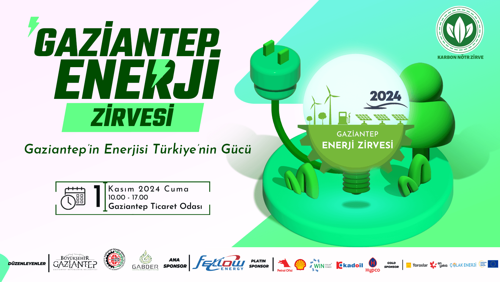 TÜRKİYE’NİN ENERJİSİ GTO’DA KONUŞULACAK!
