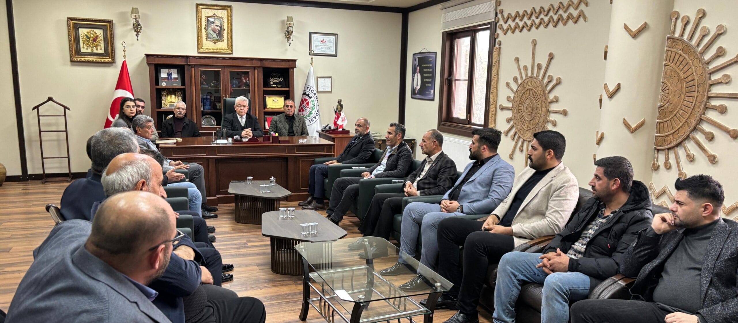 AKP Nizip İlçe Yönetiminden Nizip Ticaret Odasına İadeyi Ziyaret