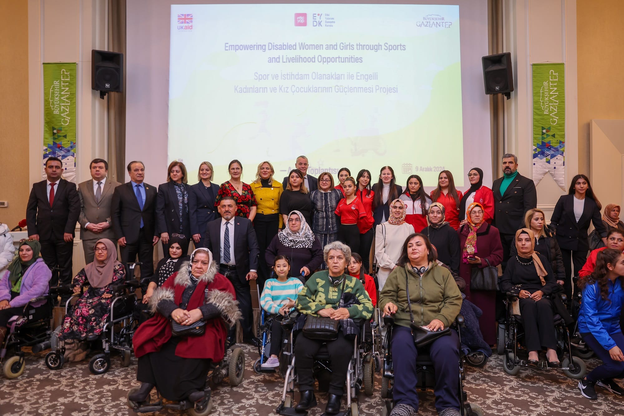 GAZİANTEP BÜYÜKŞEHİR’DEN TÜRKİYE’DE İLK NİTELİĞİNDE ENGELLİ KADIN VE KIZ ÇOCUKLARINA YÖNELİK PROJE!