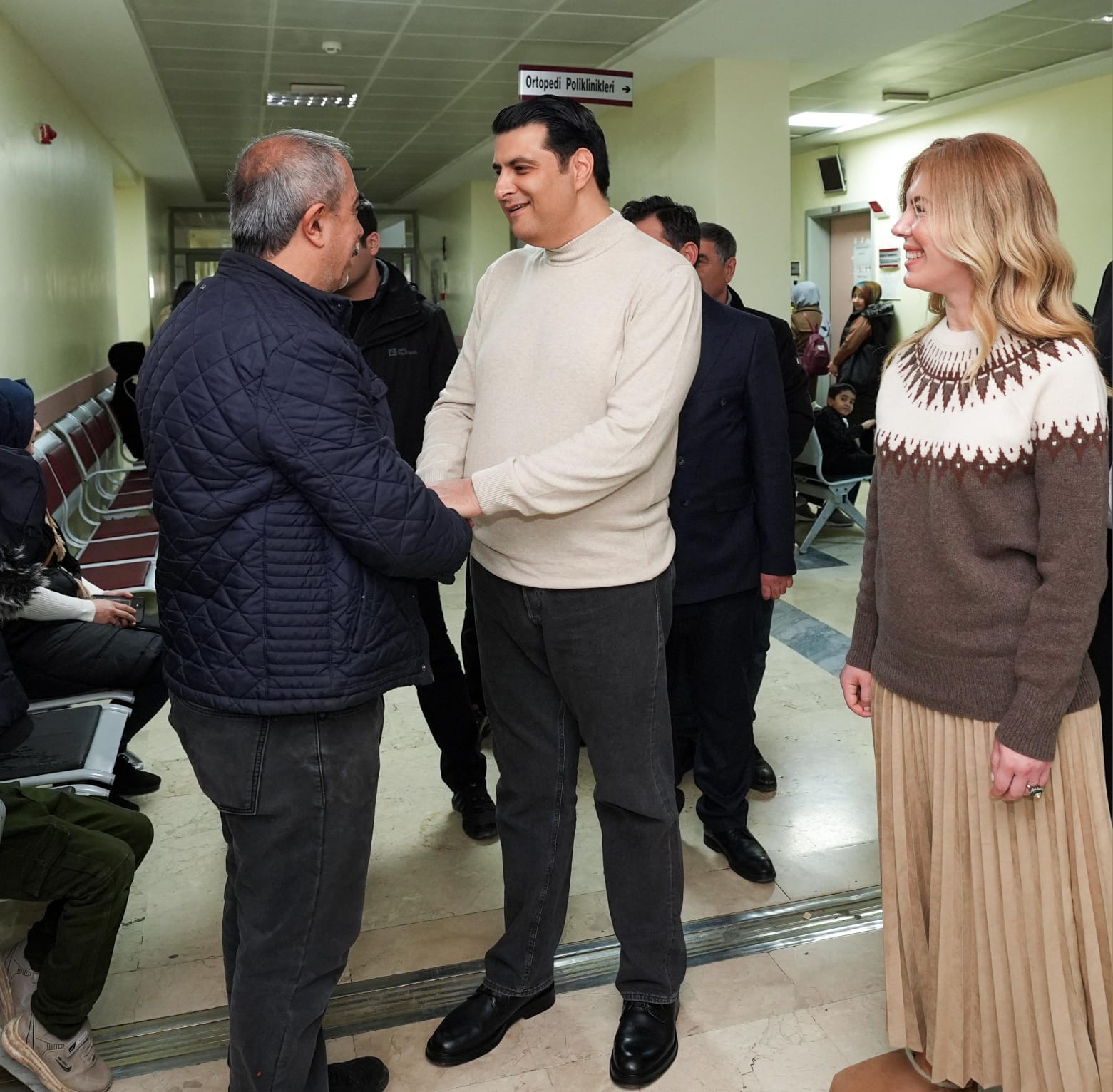 BAŞKAN YILMAZ’DAN HASTANE ZİYARETİ