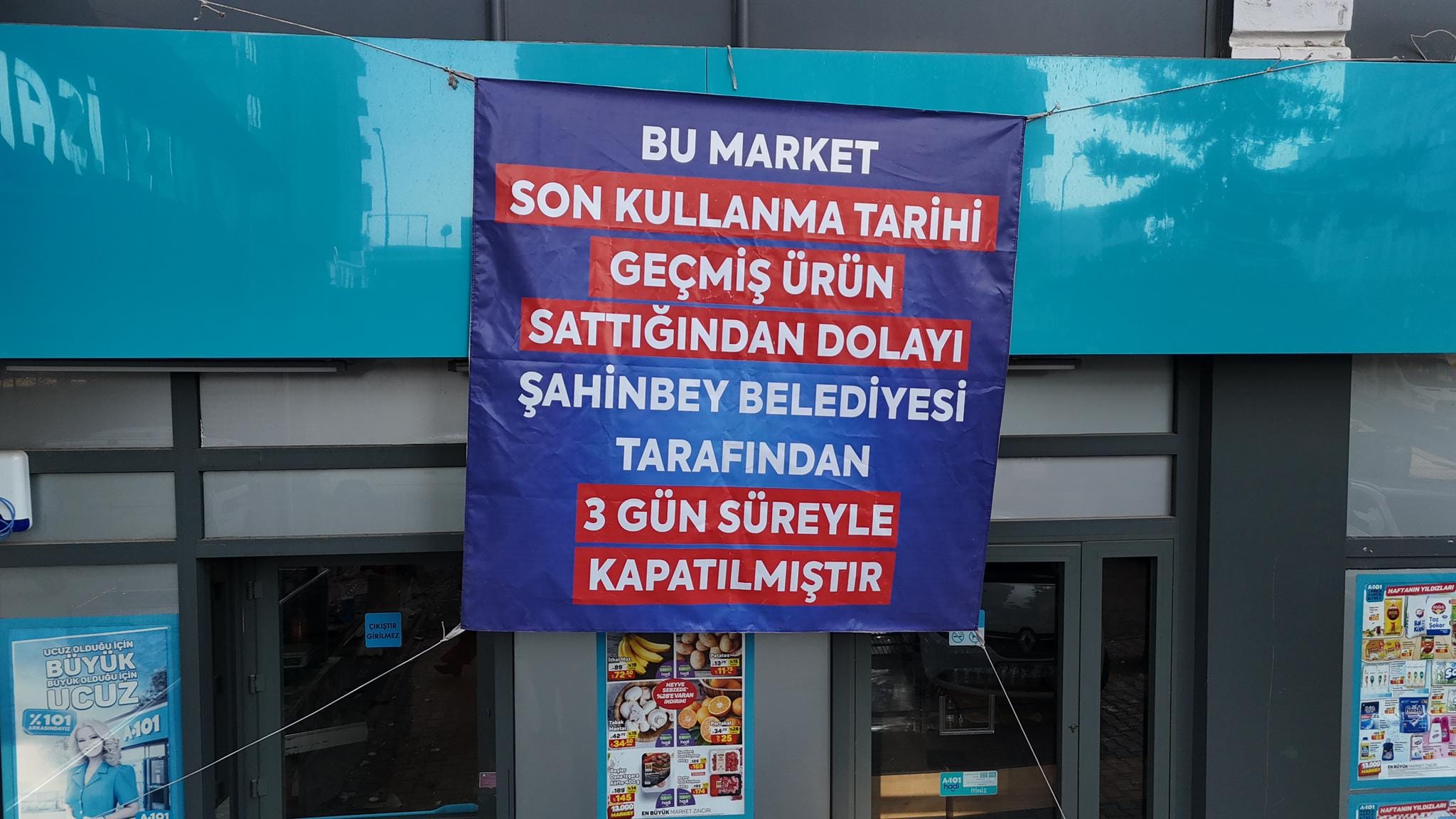 Gaziantep’te Tarihi Geçmiş Ürün Satan Zincir Market Şubeleri Kapatıldı
