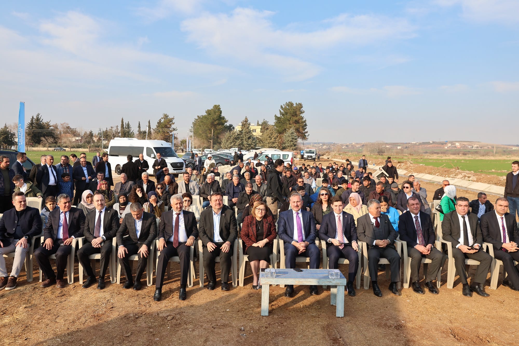 GAZİANTEP CANSUYUM PROJESİ İLE TARIMSAL ARAZİLER SU İLE BULUŞUYOR