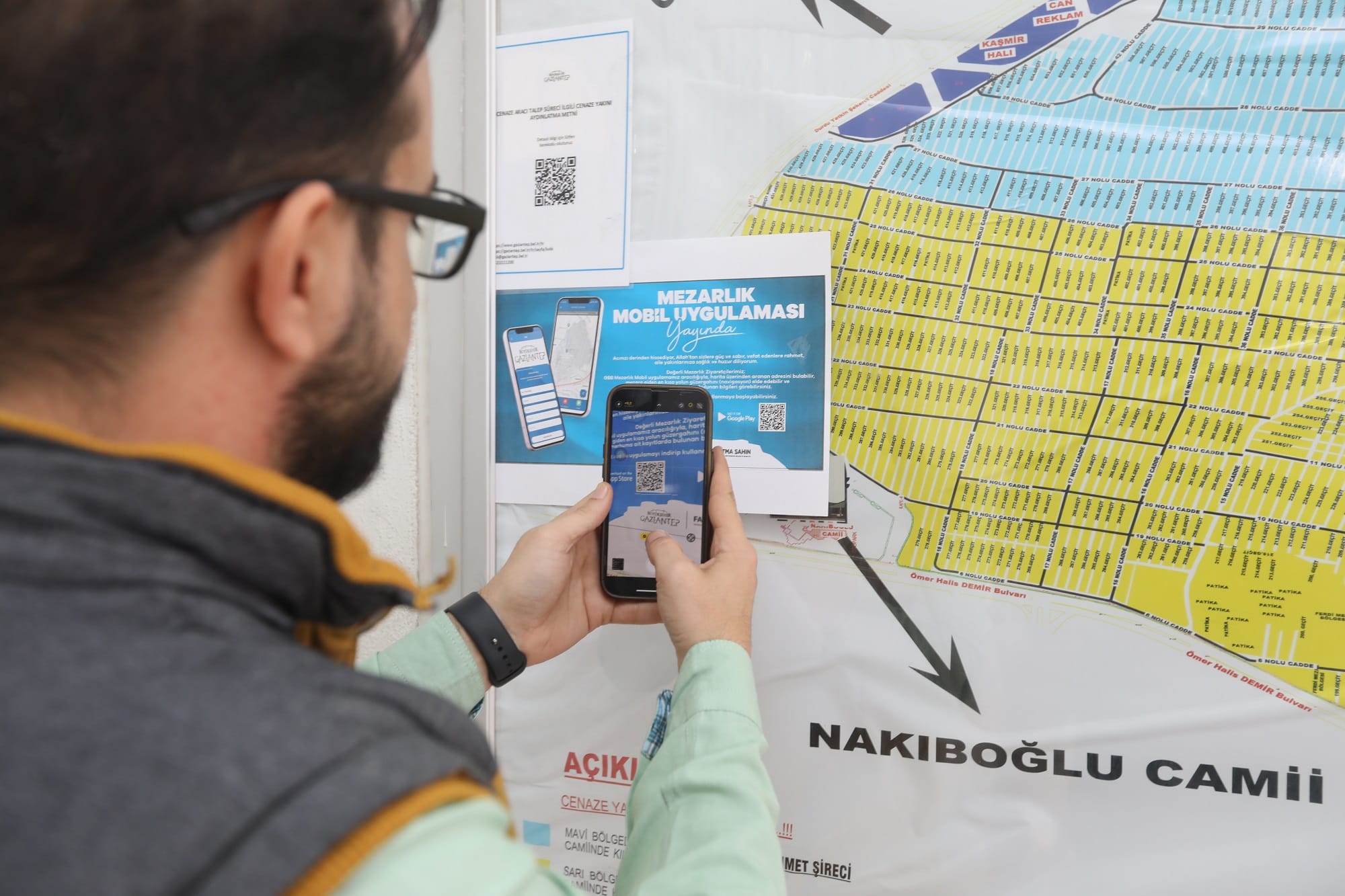 MEZAR YERİ BİLGİSİNE TEK TIKLA ULAŞIM