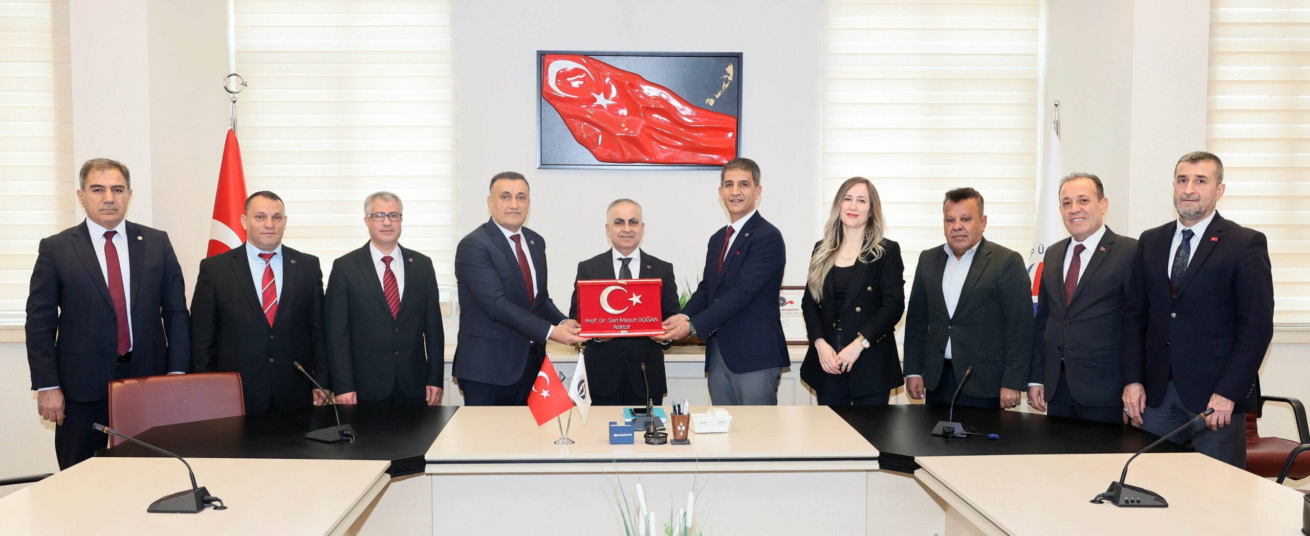 TÜRK EĞİTİM-SEN’DEN REKTÖR DOĞAN’A HAYIRLI OLSUN ZİYARETİ 