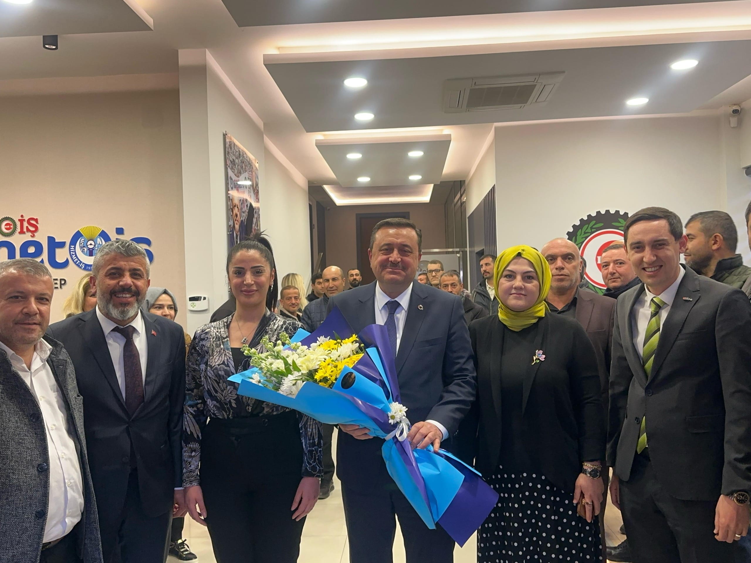 FEDAİOĞLU’NDAN, HAK-İŞ VE HİZMET-İŞ’E ZİYARET
