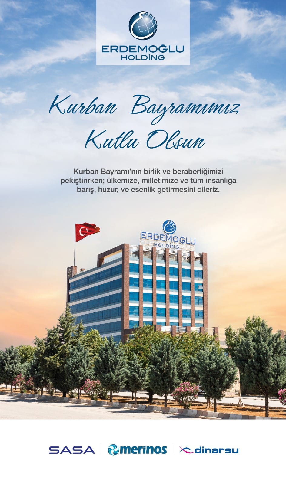 ERDEMOĞLU HOLDİNG BAYRAM MESAJI