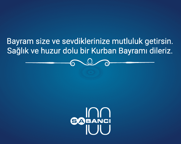 SABANCI KURBAN BAYRAMI İLANI