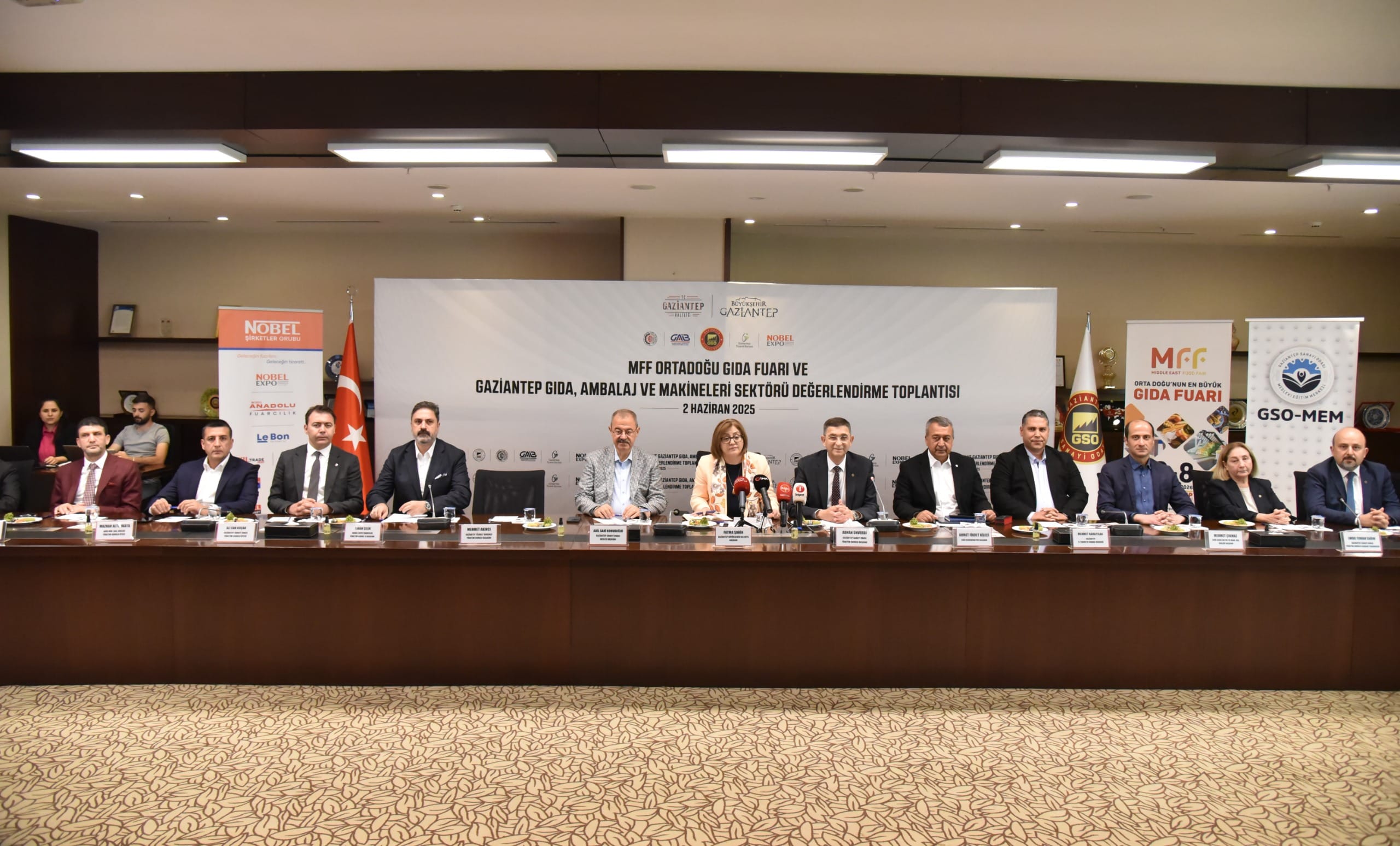 MFF ORTADOĞU GIDA FUARI’NIN EKONOMİYE KATKISI VE GIDA SEKTÖRÜNÜN GELECEĞİ GSO’DA KONUŞULDU 