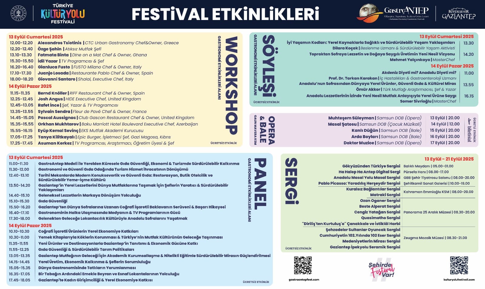 KÜLTÜR YOLU FESTİVALİ GASTROANTEP İLE GAZİ ŞEHİR DÜNYA SAHNESİNDE!