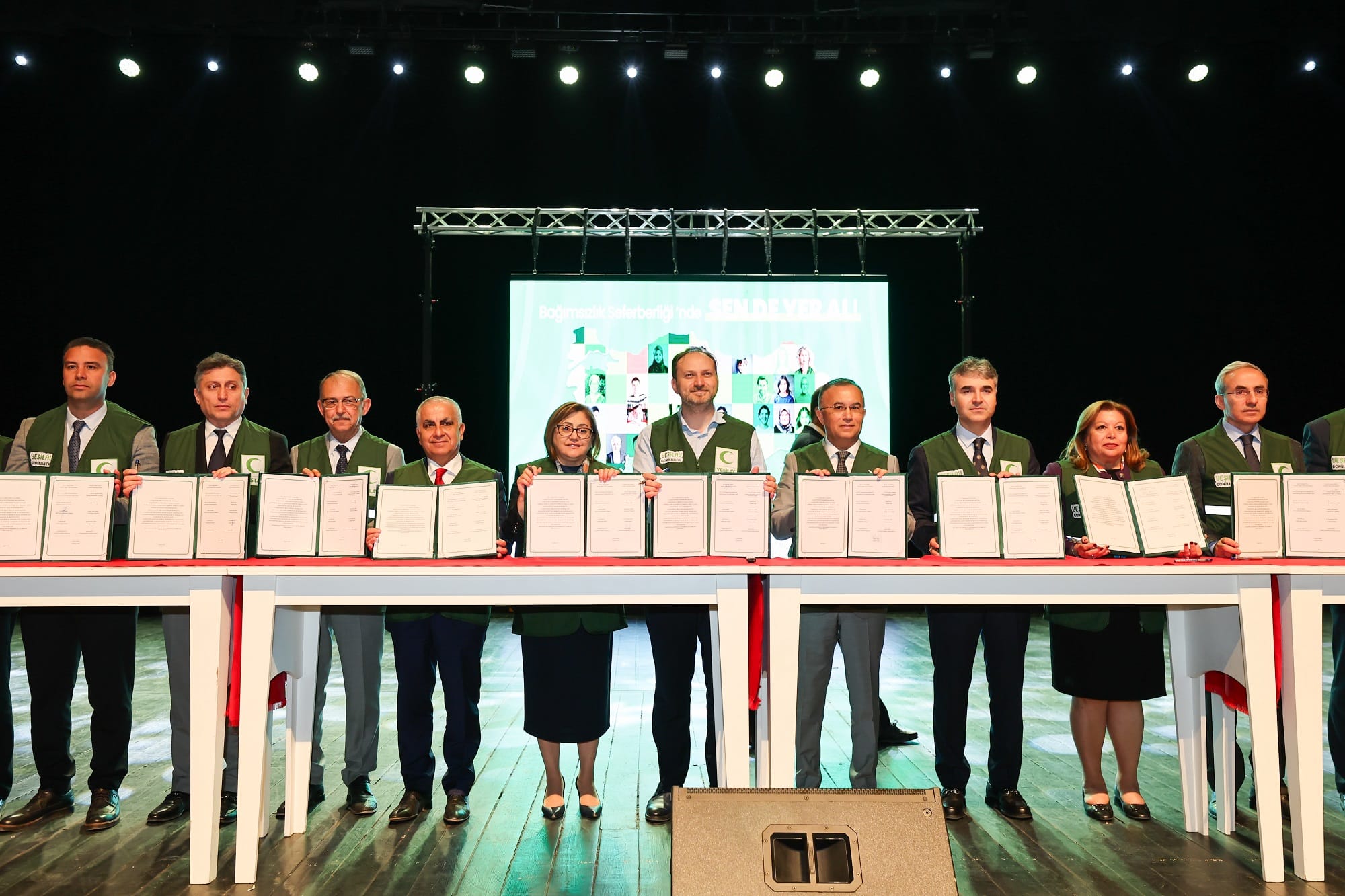 GAZİANTEP’TE “BAĞIMSIZLIK SEFERBERLİĞİ” PROTOKOLÜ İMZALANDI