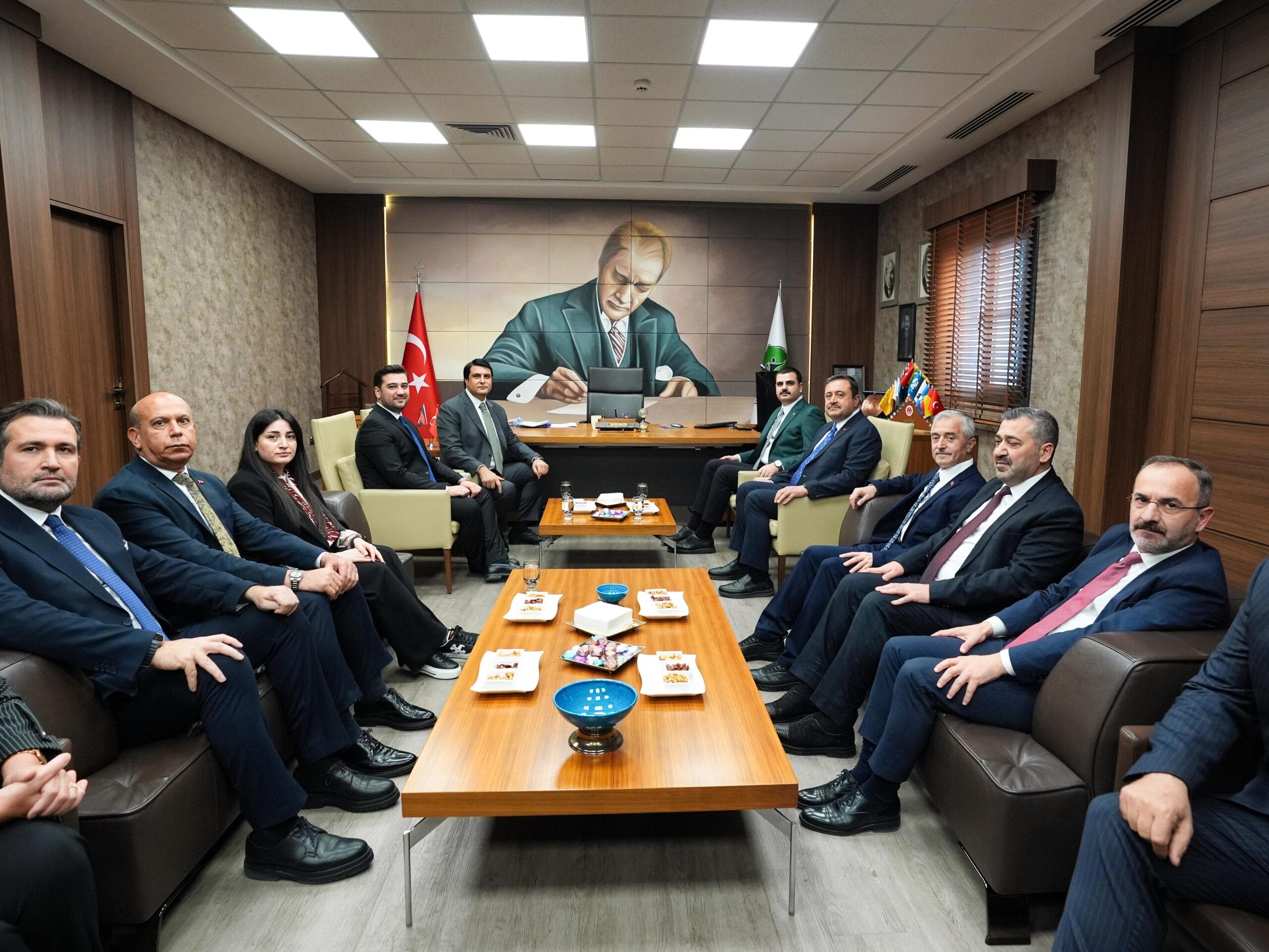 AK PARTİ GENEL SEKRETERİ İNAN’DAN YILMAZ’A ZİYARET