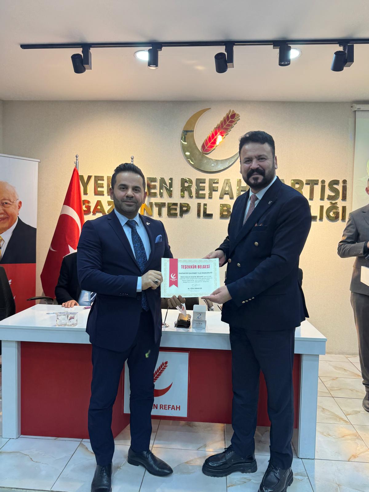 Emre Öztürk: “Şahinbey Teşkilatımızla Birlikte Başaracağız, Birlikte Güçlü Olacağız”