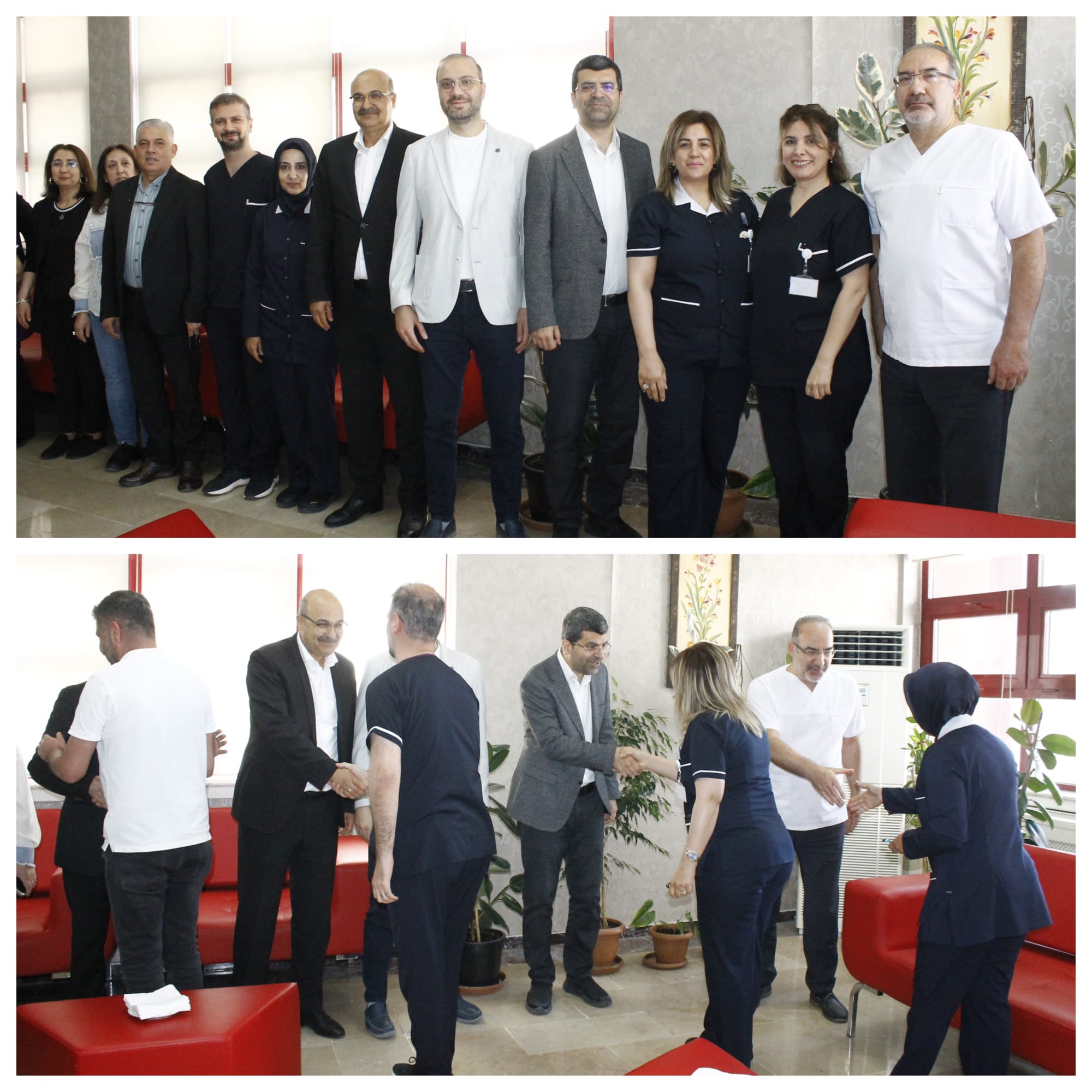 GAÜN HASTANESİ’NDE GELENEKSEL BAYRAMLAŞMA TÖRENİ DÜZENLENDİ