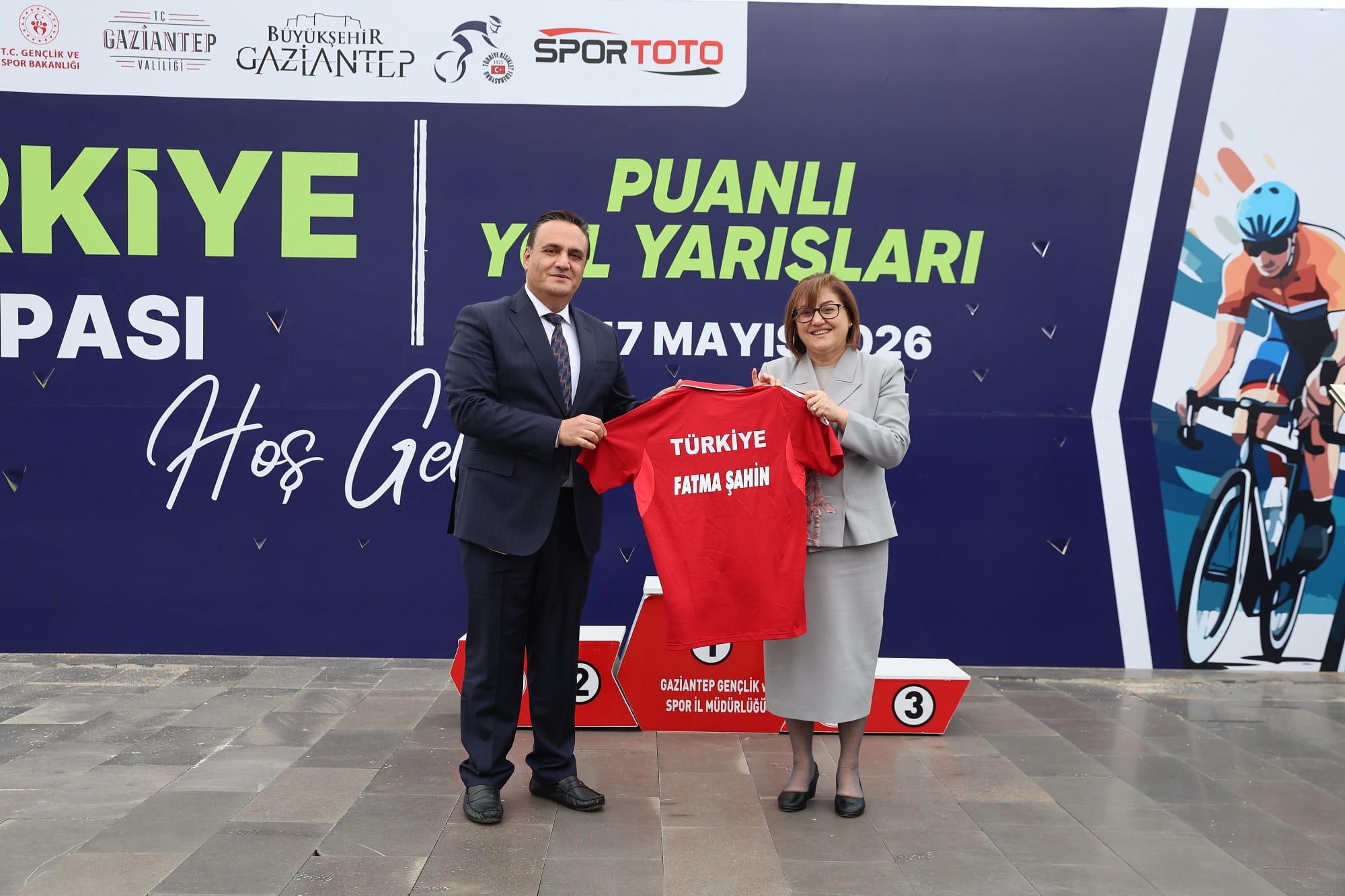 GAZİANTEP’TE TÜRKİYE YOL YARIŞI HEYECANI BAŞLADI