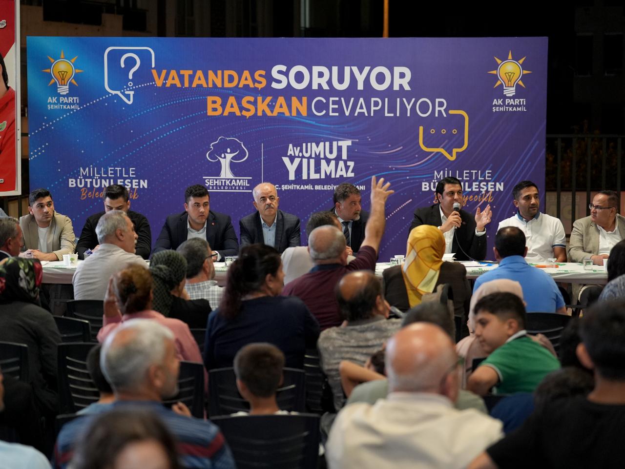 BAŞKAN YILMAZ, BEYKENT’TE VATANDAŞLARI DİNLEDİ