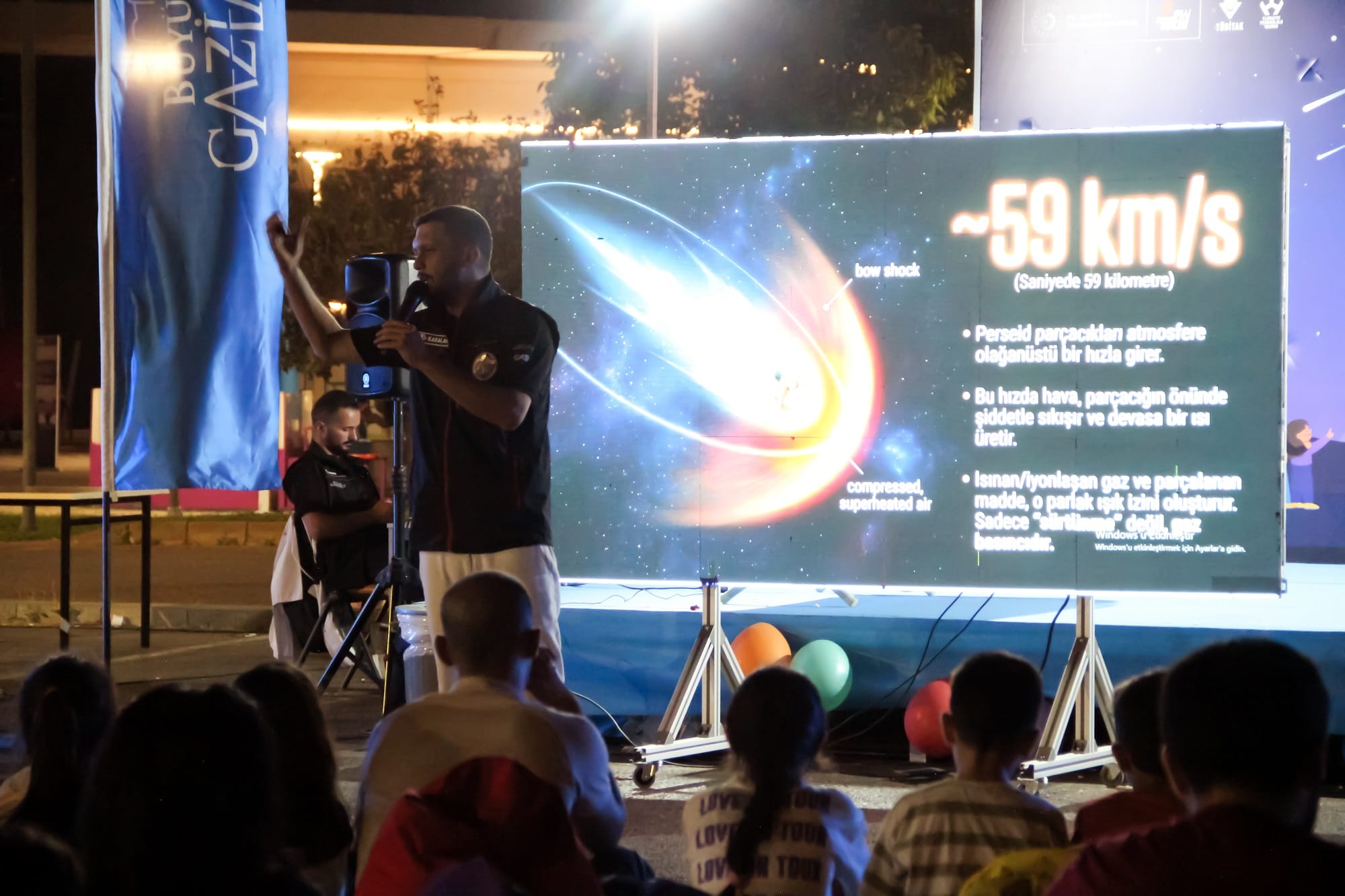 GAZİANTEP’TE GÖKYÜZÜ MERAKLILARI 2. PERSEİD AİLE KAMPI’NDA BULUŞTU